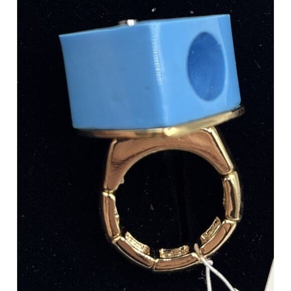 NWT Betsey Johnson Set School Supplies Statement Charm Necklace & Sharpener Ring - Picture 12 of 16